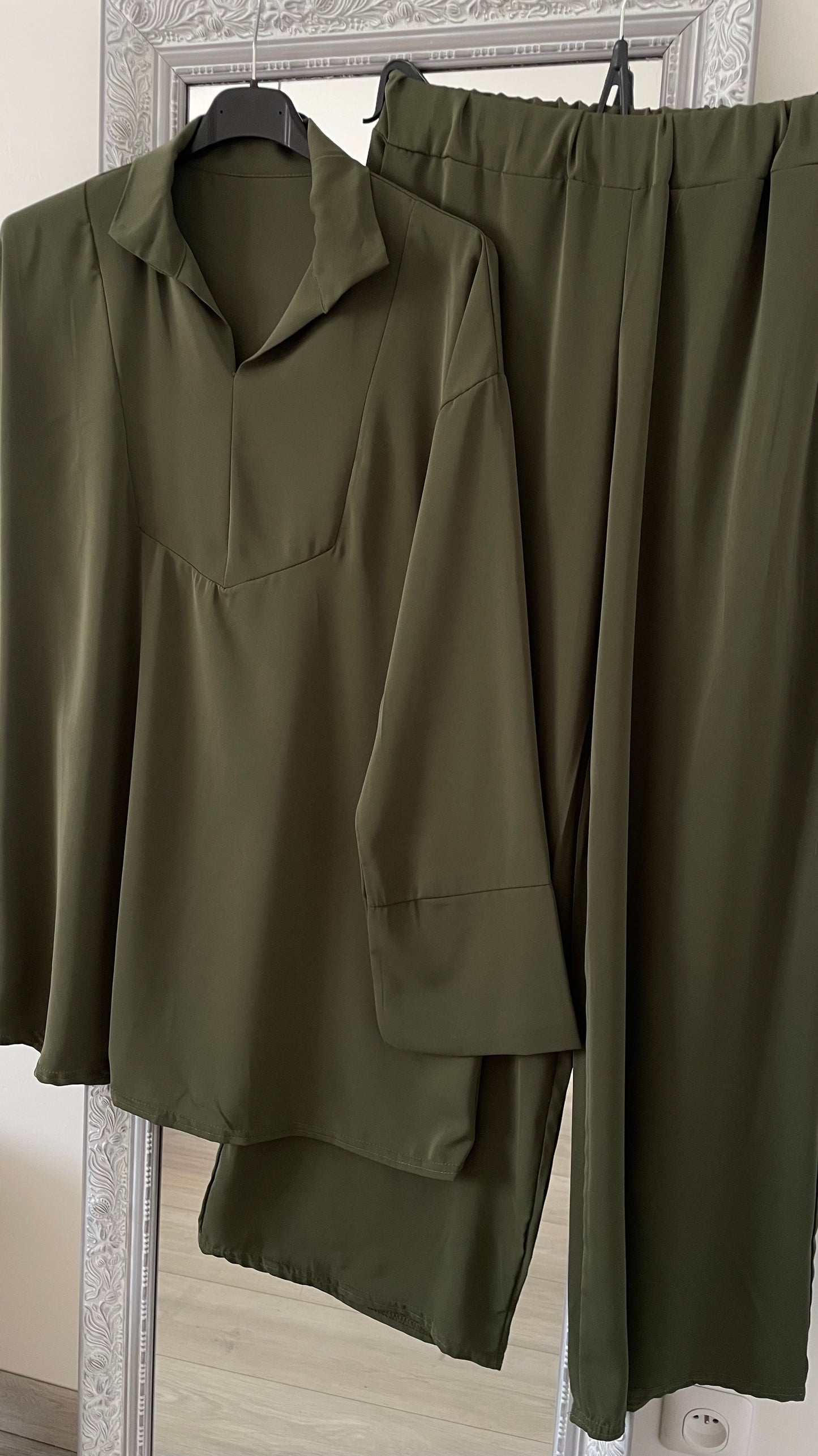 Ensemble chemise - Vert