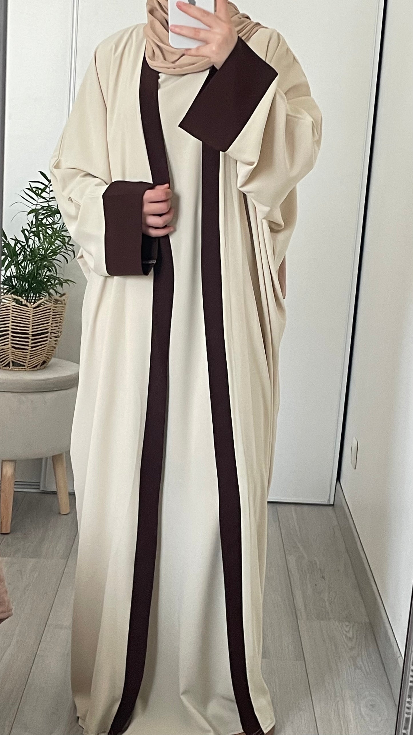 Robe kimono - Beige