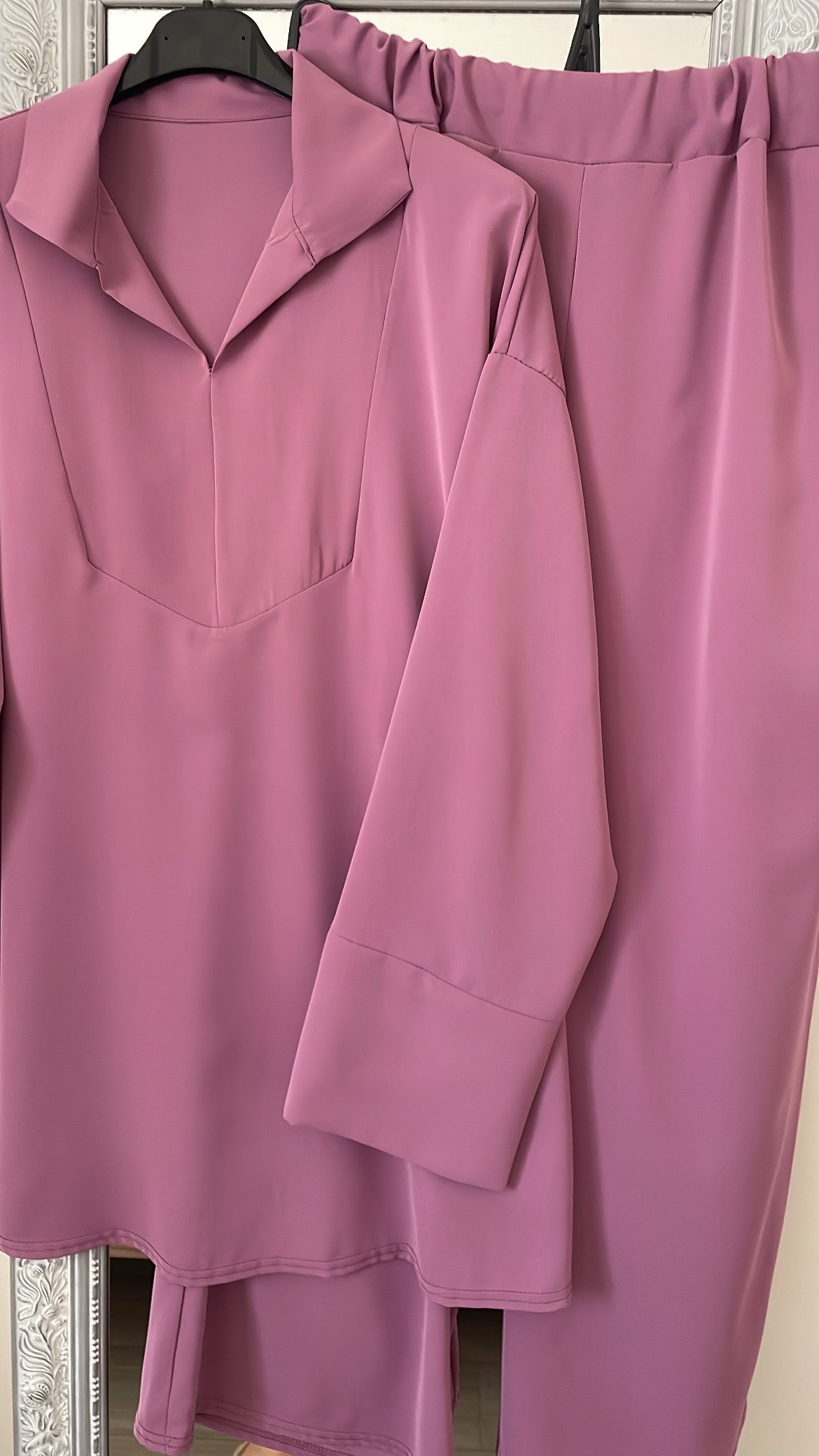 Ensemble chemise - Mauve