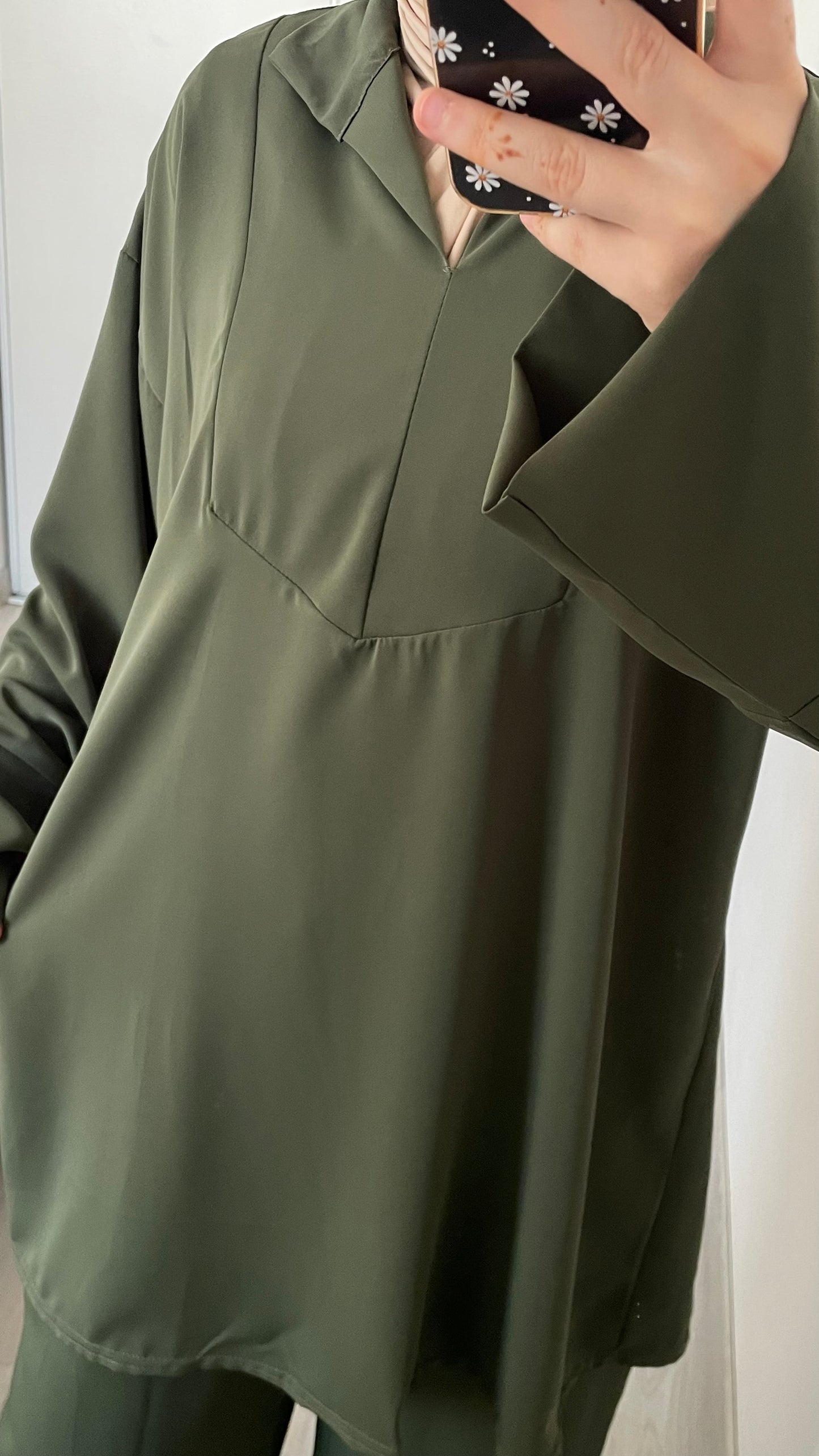 Ensemble chemise - Vert