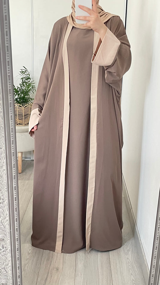Robe kimono - Taupe
