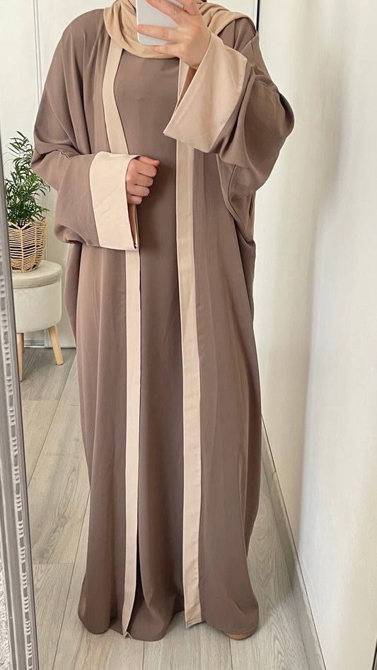 Robe kimono - Taupe