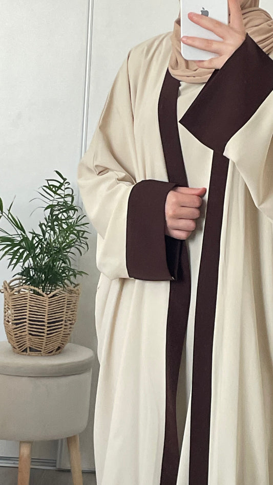 Robe kimono - Beige