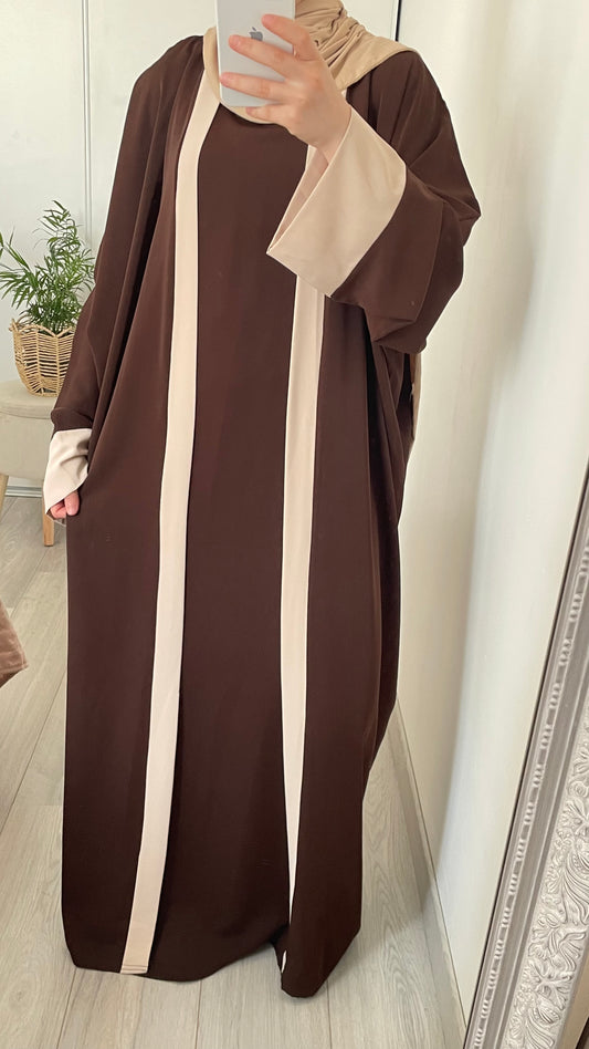 Robe kimono - Marron