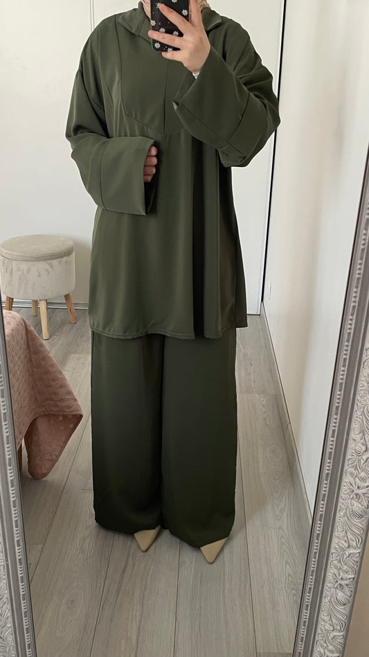 Ensemble chemise - Vert